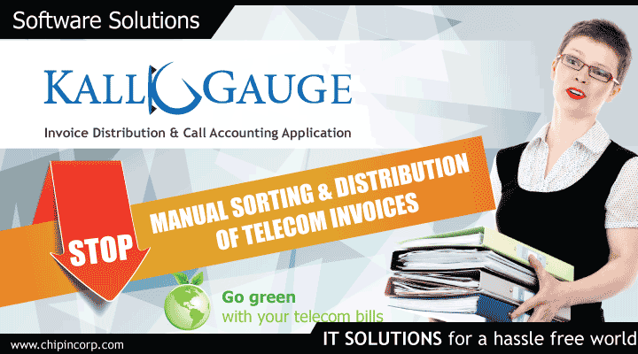 Mobile bill management and call accounting software